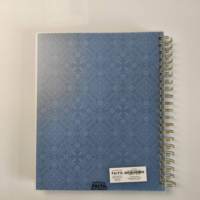 Agenda quotidien A4 en gros personnalisé avec couverture souple en PP estampée à chaud, spirale, 2027-2028, 17 mois avec intercalaires mensuels à poches