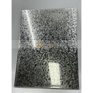 Placa Decorativa de Acero Inoxidable EX295 304 316 Color Dorado, Estándar JIS, Servicios de Soldadura, Doblado y Corte, para Pared/Techo de Ascensor - Product Image 1