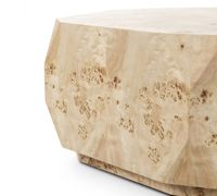 Table basse moderne en bois avec structure en acier, facile à nettoyer, mobilier pour la maison, idéale pour appartement, salon, table centrale
