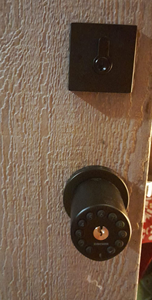 Cerradura de Alta Seguridad Impermeable Antirrobo de Aleación de Zinc Negro Mate, Cilindro Único Cuadrado, Grado ANSI 3, 3 Llaves, para Hogar/Hotel - Product Image 6