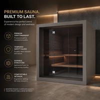 Cabine de sauna en bois massif sur mesure pour la maison, avec dimensions et décorations personnalisables