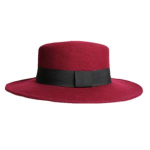 Sombreros de Vestir para Hombre de Moda al por Mayor, Sombreros Fedora de Ala Ancha Verde Oscuro de Fieltro de Lana 100% para <span class=keywords><strong>Mujer</strong></span>, <span class=keywords><strong>Sombrero</strong></span> <span class=keywords><strong>Borsalino</strong></span> - Product Image 4