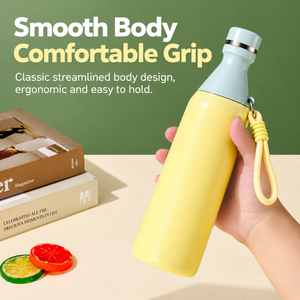 304 Stainless Steel Detachable Cola Bottle Double Wall Vacuum <b>Insulated</b> Sports Water Bottle Leakproof Outdoor Hiking <b>Flask</b> - Product Image 3