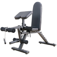 Banc d'haltères commercial réglable multifonctionnel Chaise de fitness Chaise de pasteur Banc d'oiseau assis à la maison
