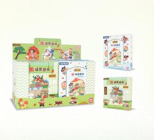 Lote de 12 Cajas de Figuras de Anime Jandoon Crayon Shin-chan, Serie Micro Scene Assembly, Serie Life, para Regalo de Juguetes para Niños - Product Image 1