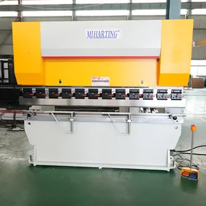 WC67K 125T/3200 bükme makinesi fiyat 3.2m plaka CNC E21 sistemi hidrolik plaka bender abkant pres makinesi