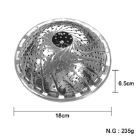 Sun Well Edelstahl Umweltfreundlicher Spiegelglanz-Gemüse-Dampfgarer Faltbarer Dampfkorb/-einsatz für Pfannen & Schnellkochtöpfe