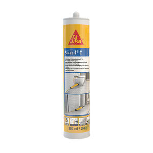 Scellant en <span class=keywords><strong>silicone</strong></span> imperméable anti-moisissure <span class=keywords><strong>Sika</strong></span> C pour cuisine et salle de bain, colle neutre, respectueux de l'environnement, sans odeur, intérieur et extérieur - Product Image 1
