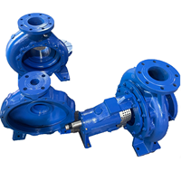 Pompe centrifuge à aspiration axiale, entraînée par moteur diesel triphasé 11 kW, OEM pour l'irrigation et l'alimentation en eau