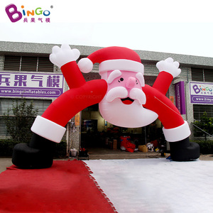 Giáng sinh inflatables trang trí ngoài trời ánh sáng lên cổng tò vò sân sau Xmas Santa <span class=keywords><strong>Inflatable</strong></span> kẹo lối vào vòm cho kỳ nghỉ trang trí nội thất - Product Image 4