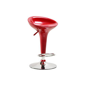 <span class=keywords><strong>Lot</strong></span> <span class=keywords><strong>de</strong></span> <span class=keywords><strong>4</strong></span> tabourets <span class=keywords><strong>de</strong></span> <span class=keywords><strong>bar</strong></span> pivotants à base chromée en plastique ABS à hauteur réglable hydraulique bon marché - Product Image 1