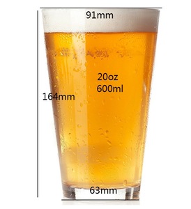 Vasos de <span class=keywords><strong>Cerveza</strong></span> Transparentes Personalizados con Logotipo, 16oz 20oz, Precio Económico <span class=keywords><strong>al</strong></span> <span class=keywords><strong>por</strong></span> <span class=keywords><strong>Mayor</strong></span>, para Vino y <span class=keywords><strong>Cerveza</strong></span> - Product Image 5