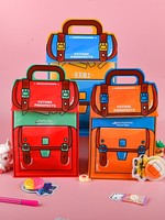 Sacs fourre-tout durables en forme de dessin animé avec poignées pour l'emballage de cadeaux pour enfants