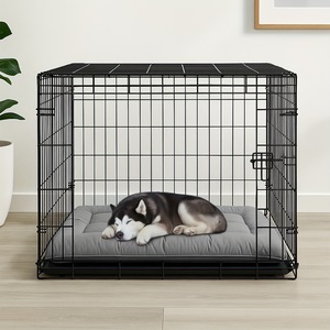 Haustier-Kühlmatte Super Groß Luxuriöses Umweltfreundliches Kühl-Hundesofa Weiche Dicke Polyester-Unterlage Rutschfester Boden Kariert - Product Image 6