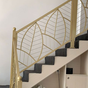Fluorocarbon Iron Pattern Fence <strong>Railings</strong> Simple Protective <strong>Railings</strong> Indoor <strong>Loft</strong> Villa Fence White Black - Product Image 1