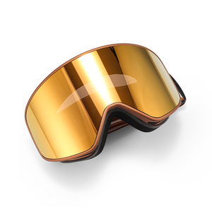 Maschera <span class=keywords><strong>da</strong></span> Sci Magnetica Antiappannamento Occhiali <span class=keywords><strong>da</strong></span> <span class=keywords><strong>Neve</strong></span> Lenti a Doppio Strato Protezione UV Polarizzata per Snowboard e Motoslitta - Product Image 1