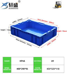 <span class=keywords><strong>NEXAR</strong></span> Euro Standard Solid Box Caisses en plastique durables et efficaces pour le stockage et le transport - Product Image 4