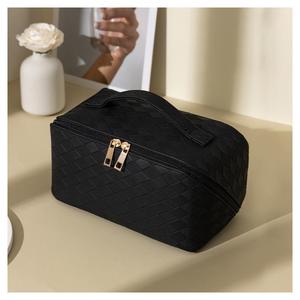 Cosmetic Bag Rectangle Waterproof Portable Travel <b>Storage</b> Large Capacity <b>Toiletry</b> Organizer Polyester Spring 2023 - Product Image 4