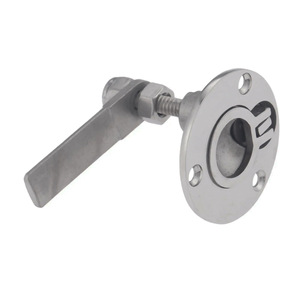 Pestillo de suelo de acero inoxidable con manija de anillo, herrajes marinos, pieza de repuesto para cerradura de cubierta de barco - Product Image 4