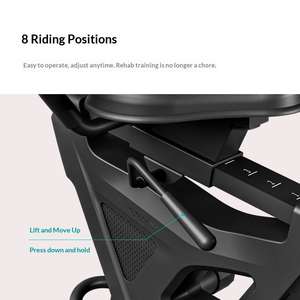 <span class=keywords><strong>Vélo</strong></span> d'exercice horizontal à faible bruit, à entraînement magnétique, pour entraînement cardio en espace compact, idéal pour la maison et le bureau - Product Image 3