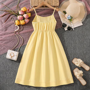 Abiti di Alta Qualità per Bambine da 8 9 10 11 12 Anni, Vestito Estivo Senza Maniche per Feste di Compleanno con Stampa - Product Image 2