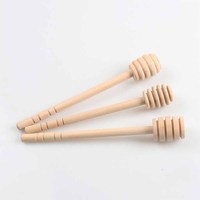 Bâton en nid d'abeille en bois mélange de miel agitateur bâtonnets de louche cuillère en bois pot de miel pour la fête à la maison mariage