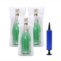 Étanche PE PA Film de protection rouleau Anti-choc coussin de colonne d'air pour bouteille de vin emballage sacs d'expédition protecteur