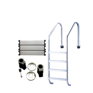 Échelle de <span class=keywords><strong>piscine</strong></span> en acier inoxydable 304, <span class=keywords><strong>prix</strong></span> d'usine, extérieur avec main courante de sécurité pour échelle de <span class=keywords><strong>piscine</strong></span> - Product Image 4