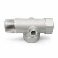 Katup Periksa Pegas SUS304 1" X 1" NPT Berulir Pencegah Aliran Balik Pipa Air