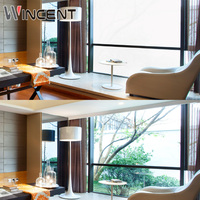 Modernes Design A4-Größe PDLC Smart Glass Film Selbst klebende Fenster folie Dekoratives PVC PET Transparent Gebeizt für Office Home