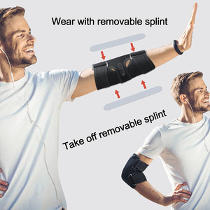 Supporto Morbido per Gomito in Neoprene con Stecca Metallica Rimovibile per Uomini e Donne con Tendinite e Sindrome del Tunnel Cubitale - Product Image 3