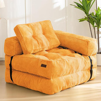 Apartamento pequeño de compresión al vacío para una sola persona, mini sofá exquisito para sala de estar, cama plegable para el hogar