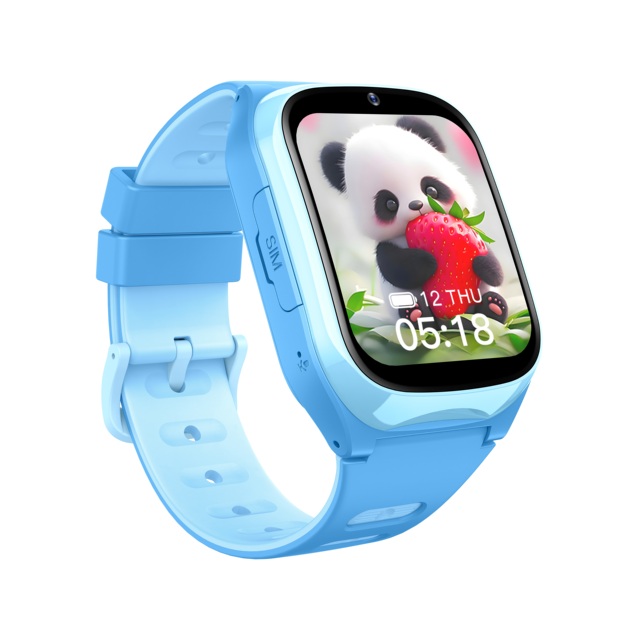 4G Kids Smartwatch AMOLED Curved Screen GPS Tracker SOS Video Call HD Camera IPX7 SIM Card Magnetic 4-Day Battery Children