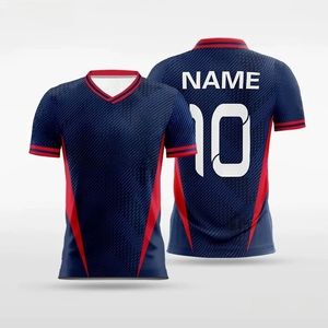 ชุดฟุตบอลใหม่ 24-25 เสื้อฟุตบอล แห้งเร็ว ระบายอากาศได้ดี 100% โพลีเอสเตอร์ คอวี รับสกรีนหมายเลขทีม/ชื่อผู้เล่นด้วยความร้อน - Product Image 1