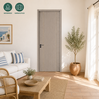 Porte intérieure en panneau mélaminé, résistante aux rayures, insonorisée et facile à nettoyer, pour appartement et villa, directement de l'usine