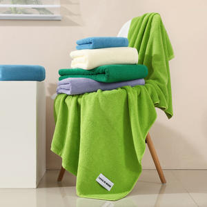 Vente en gros de serviettes de bain 460G épaisses de haute qualité 70*140cm 100% serviettes éponge douces en coton ensemble de serviettes de bain colorées confortables - Product Image 3