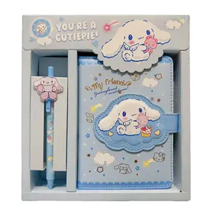 Sanrio Notebook Gel Pen Hallo Kätzchen Notepad Täglich Wöchentliche Agenda Planer Notebook Briefpapier Set Office School