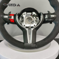 Volant en daim rouge M Sport M1 M2, adapté aux BMW F01 E90 F06 F07 F10 F15 F16 F22 F30 F36 F80 F87 X3 X4 X5 X6