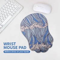 Tapis de souris de jeu personnalisé en mousse à mémoire de forme avec repose-poignet, base antidérapante, pour usage au bureau, en stock