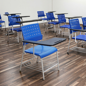 Chaise d'école, de bureau ou d'extérieur en métal empilable de haute qualité, moderne et en gros - Product Image 1