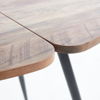 Table basse ronde en acier inoxydable de Chine, table à manger
