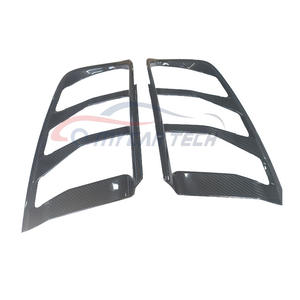 <span class=keywords><strong>Para</strong></span> Ford Mustang 2018-2021 cubierta de marco de luz trasera de fibra de carbono accesorios de coche - Product Image 2