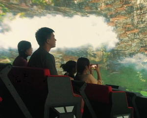 ระบบฉายภาพโดมฟลายอิ้ง 360 องศา 3 มิติ 4K 10 ที่นั่ง พร้อมโซลูชั่นแบบครบวงจร ออกแบบตามสั่ง ระดับเชิงพาณิชย์ พร้อมโครงสร้างจอภาพ - Product Image 3