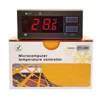 Controlador de Temperatura Digital Inteligente para Refrigerador e Incubadora OM ETC-3000, Sensor NTC, Resolución 1°C, 220VAC, IP65, Comunicación 485