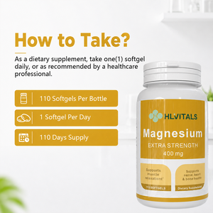 Suplemento de glicinato de magnesio en cápsulas blandas Oem, 400 mg de magnesio para la función nerviosa y muscular - Compre suplemento de magnesio, magnesio G - Product Image 6