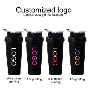 Bouteille Shaker Personnalisée avec Logo, 400ML 600ML, en Plastique PP, pour Sport et Gym, Cadeau Promotionnel, Vente en Gros - Product Image 6