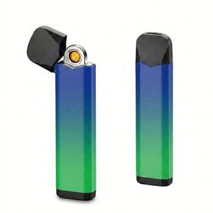 Wholesale Rechargeable USB <b>Windproof</b> Heat Coil Flameless Ignition Electronic <b>Lighter</b> for Outdoor Cigarette Smoking - Product Image 3