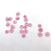 Boutons-pression en plastique biodégradable en nylon de couleur de tissu de pluie de qualité supérieure bon marché Offre Spéciale
