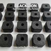 Meilleur charbon à chicha en bambou noir, durée de combustion de 2 à 3 heures, sans fumée, sans goût, sans odeur, charbon de bambou BLACLION 10 kg 12 kg