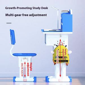 Chaise de <span class=keywords><strong>bureau</strong></span> en métal pour enfants, <span class=keywords><strong>bureau</strong></span> d'écriture pour élèves du <span class=keywords><strong>primaire</strong></span> et du secondaire, pour garçons et filles, <span class=keywords><strong>bureau</strong></span> réglable à domicile, confortable - Product Image 3